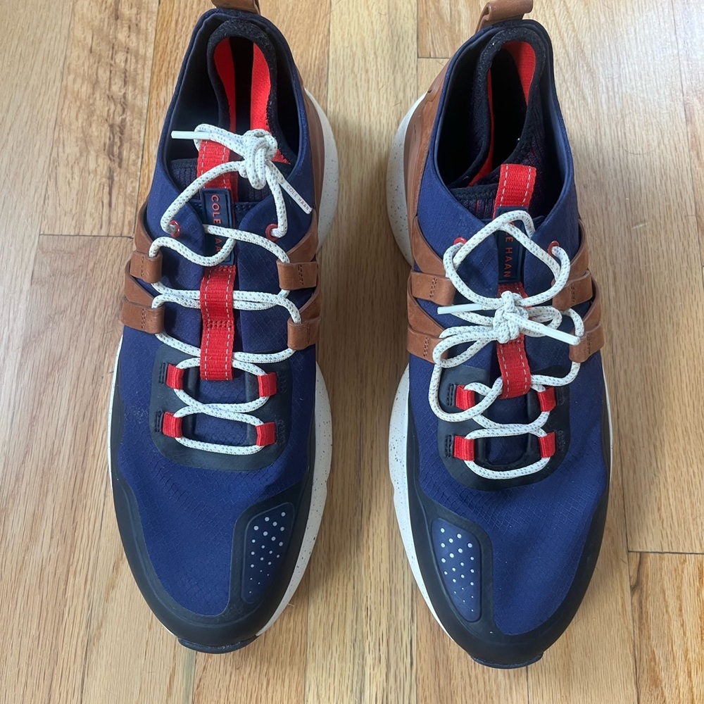 Cole Haan Blue, Brown, Athletic Shoes with Modern Design- Never worn. No Box.